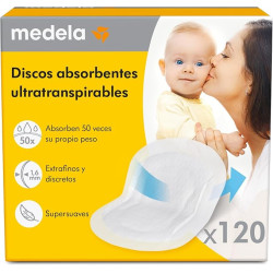 Medela discos absorbentes respirables para la lactancia