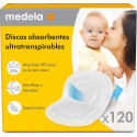 Medela discos absorbentes respirables para la lactancia