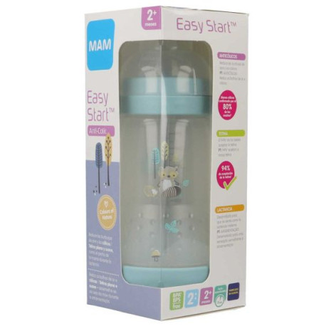 Mam Biberón Easy Start Anti-Cólicos +2 meses Azul
