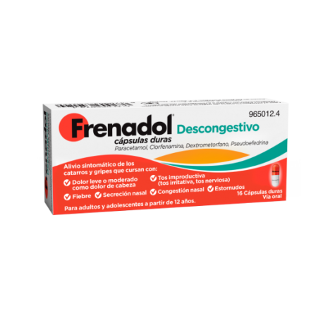 FRENADOL DESCONGESTIVO 16caps