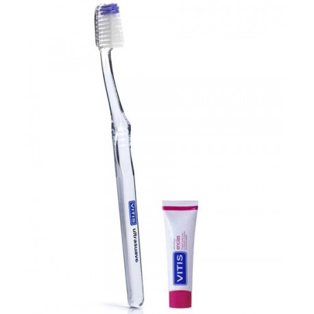 Pack cepillo de dientes ultrasuave y pasta encías Vitis